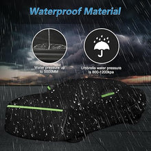 Load image into Gallery viewer, Car cover waterproof material demonstration: 5000MM pressure resistance vs. 800-1200kpa for standard umbrellas.
