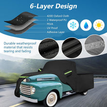Load image into Gallery viewer, Car cover with 6-layer design features on a scenic road background
