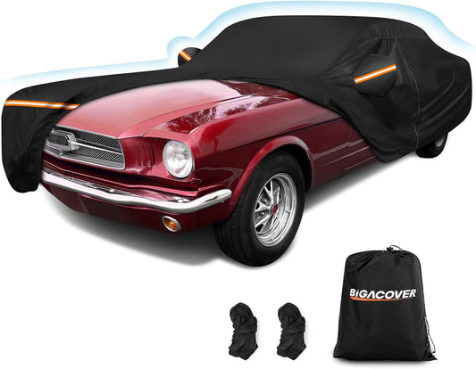 Ford Mustang Red Colour With Waterproof Cover